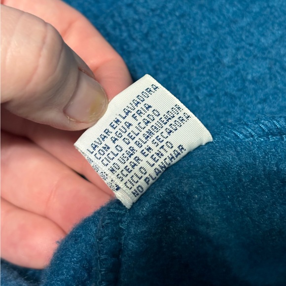 Vintage Arizona Men’s Pullover V-Neck Teal Sweater with Utility Pockets Size XL - Picture 5 of 10